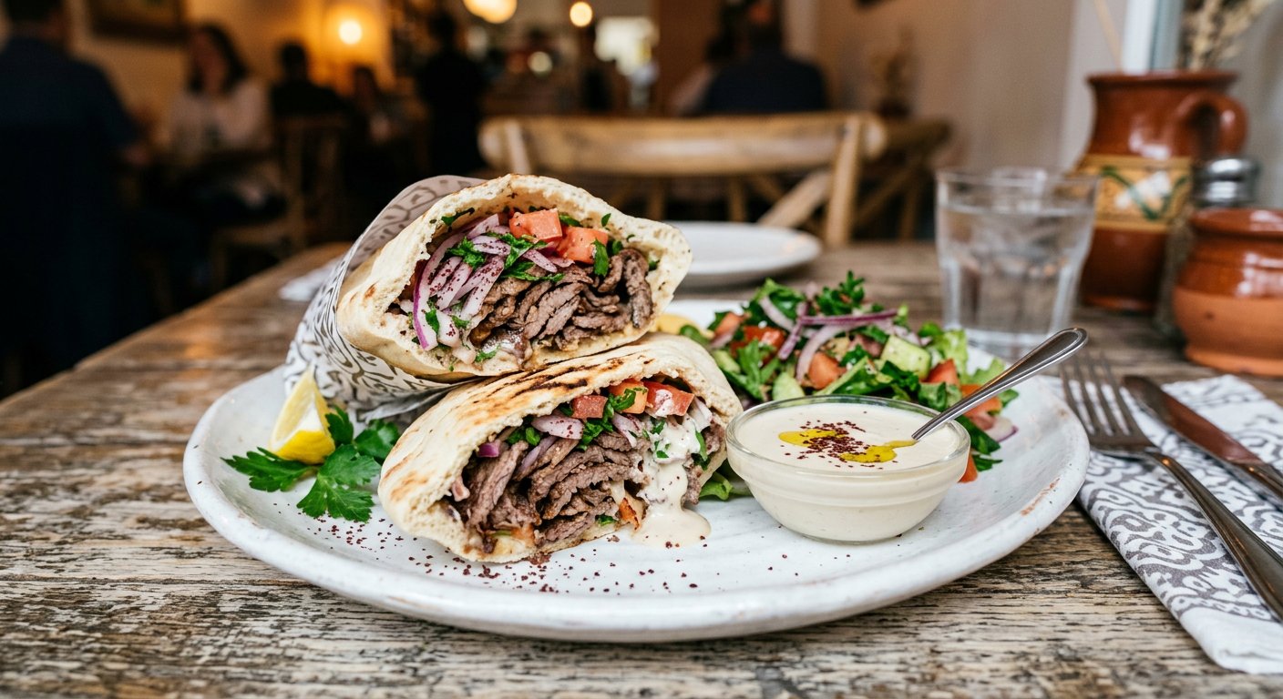 Beef Shawarma Sandwich