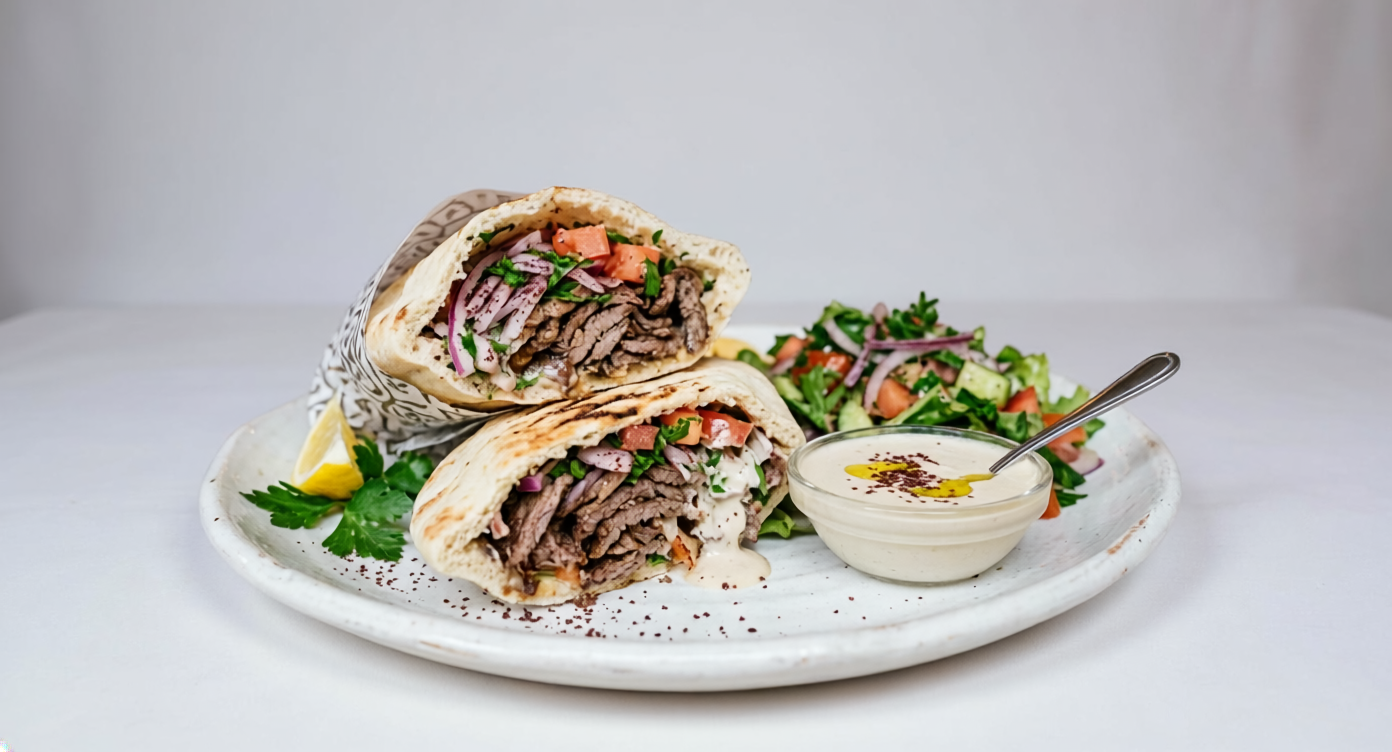 Beef Shawarma Sandwich